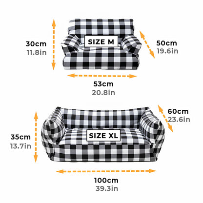 Versatile Chill-Zone Sofa Cushion Bed Dogs & Cats