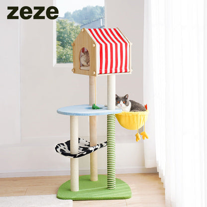 ZeZe Farmhouse Cat Tree and Condo Tower