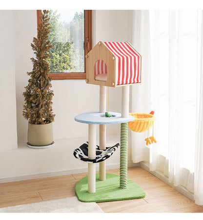 ZeZe Farmhouse Cat Tree and Condo Tower