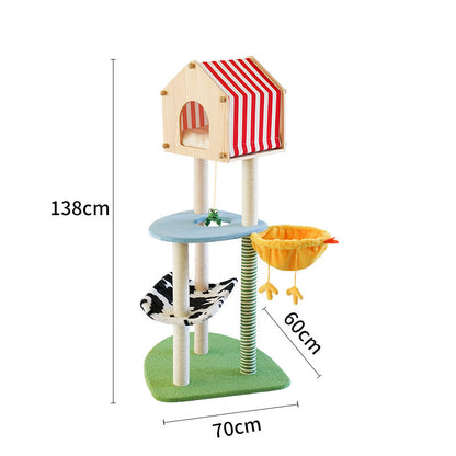 ZeZe Farmhouse Cat Tree and Condo Tower