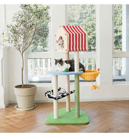 ZeZe Farmhouse Cat Tree and Condo Tower