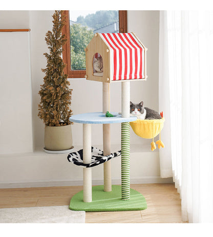 ZeZe Farmhouse Cat Tree and Condo Tower