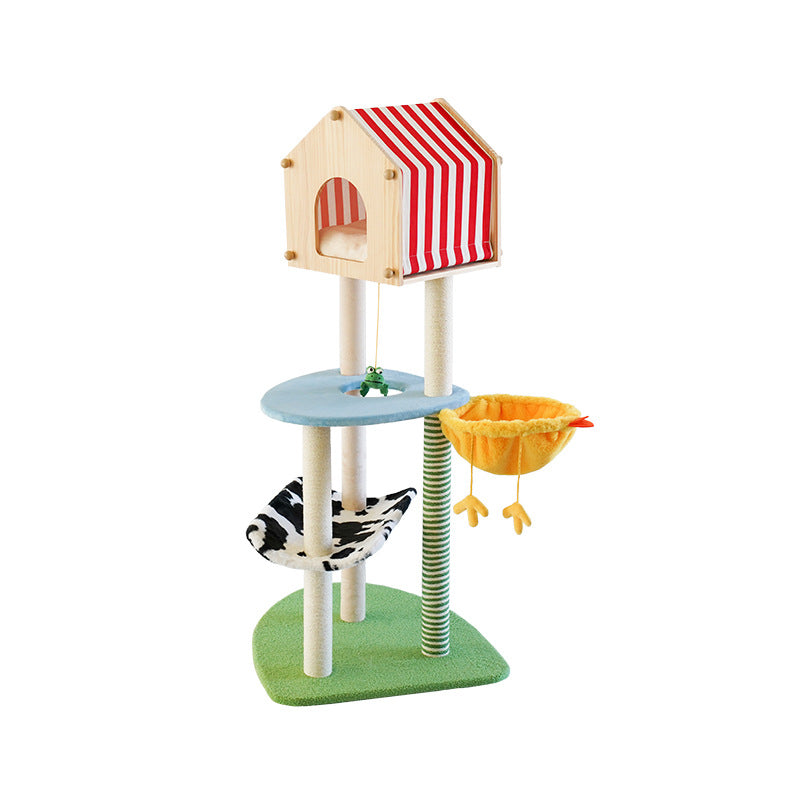 ZeZe Farmhouse Cat Tree and Condo Tower