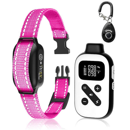 Versatile Dog Training Shock Collar with Remote and Automatic Mode