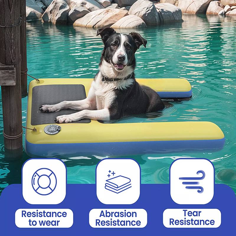 Inflatable Floating Dog Pool Ramp