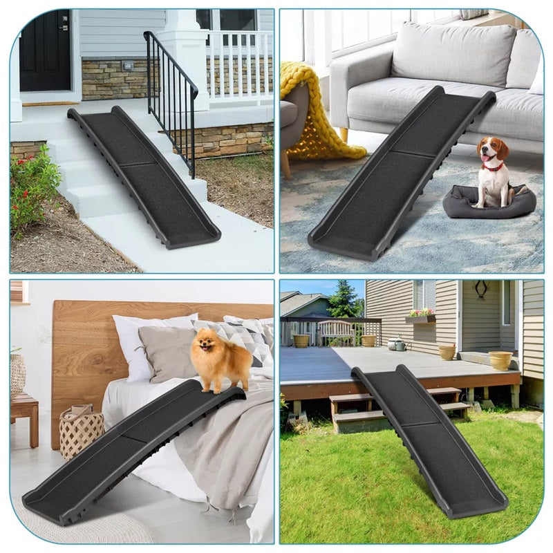 Foldable Pet Ramp with Non-Slip Surface