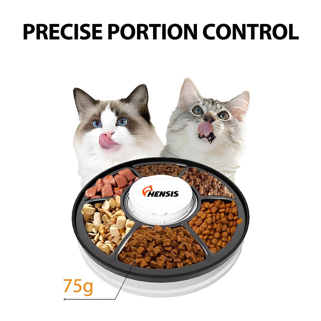 HENSIS Automatic Timer Dog Food Feeder for Kittens & Puppies