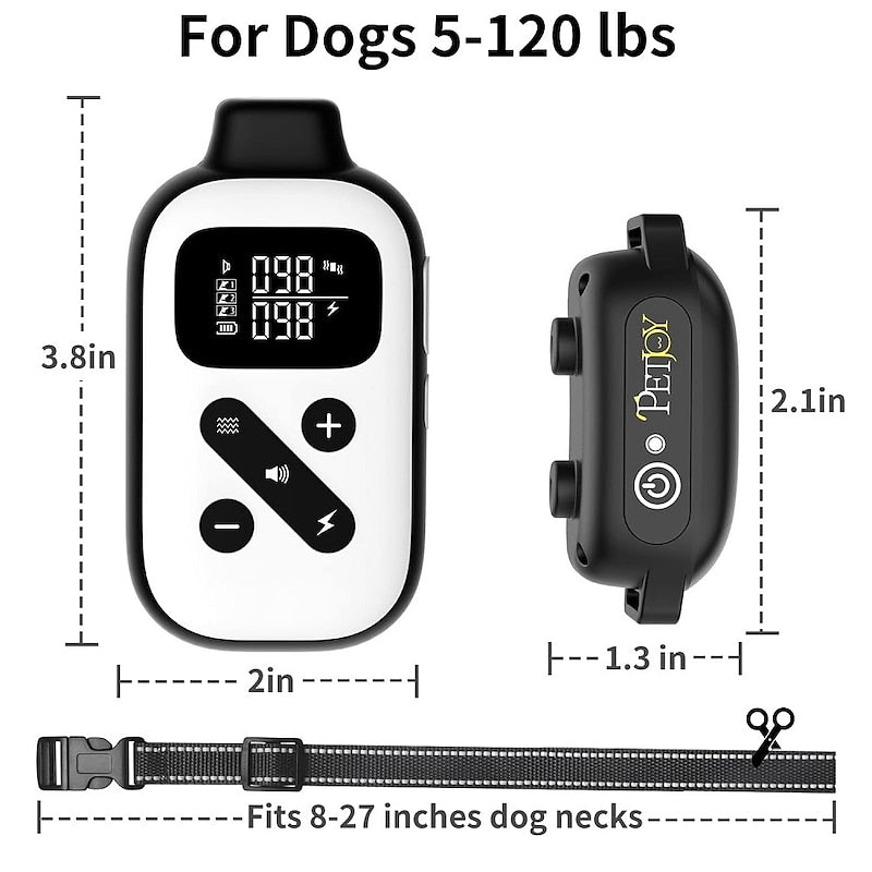 Versatile Dog Training Shock Collar with Remote and Automatic Mode