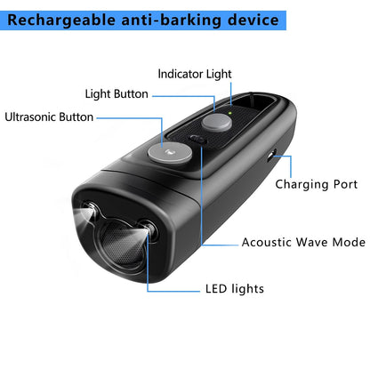 Rechargeable Ultrasonic Dog Training Device