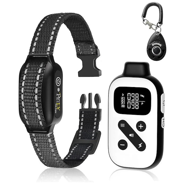 Versatile Dog Training Shock Collar with Remote and Automatic Mode